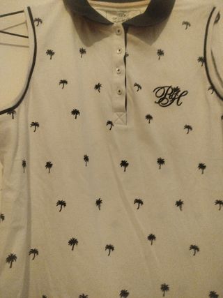Polo Pedro del Hierro Sport blanco talla L