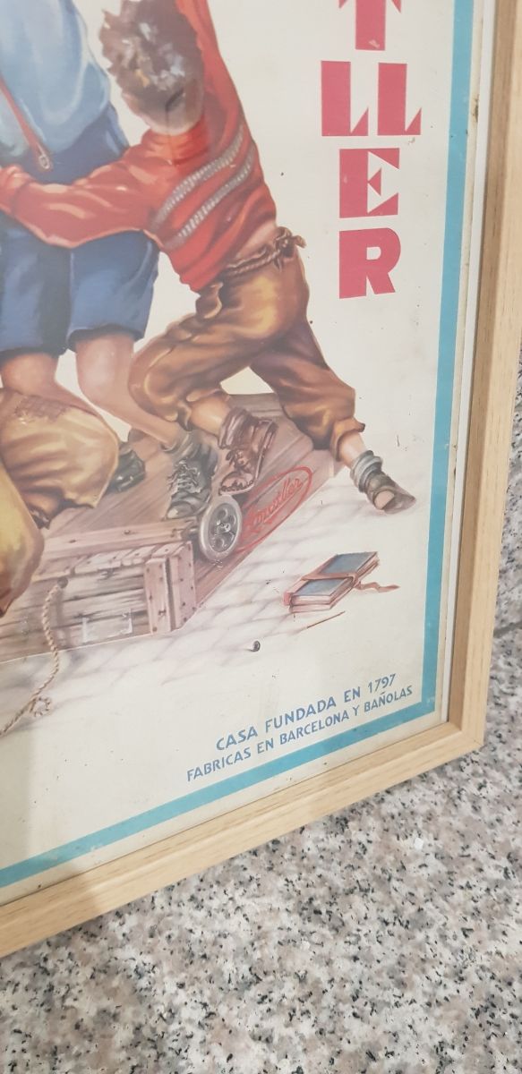 Cartel publicitario Amatller chocolate