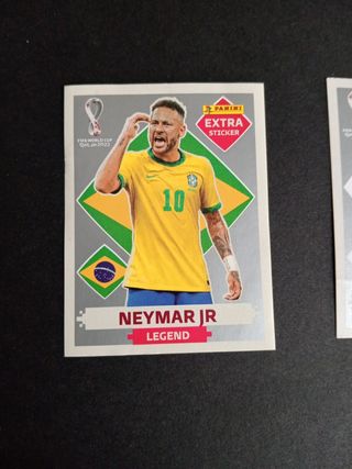 3 Stickers Panini Qatar Neymar Bellingham Ali