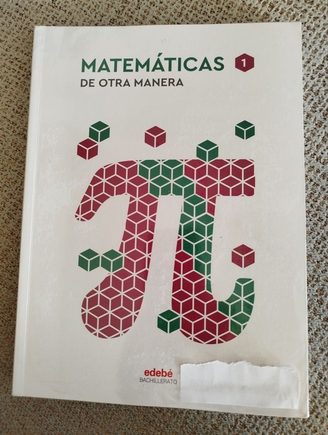 Libro de texto MATEMÁTICAS I - 1°Bachiller