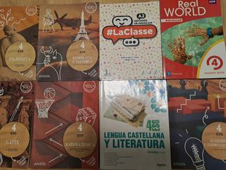 Libros 4 ESO Anaya