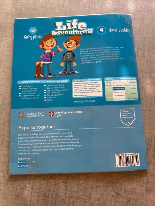 Life Adventures. Home Booklet.Level 4: Going pl...