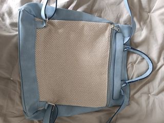Mochila Misako azul beige