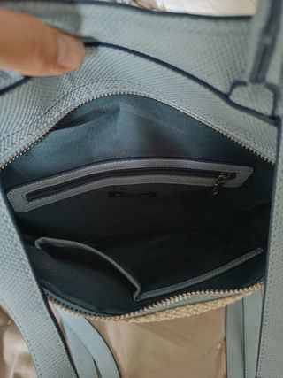 Mochila Misako azul beige