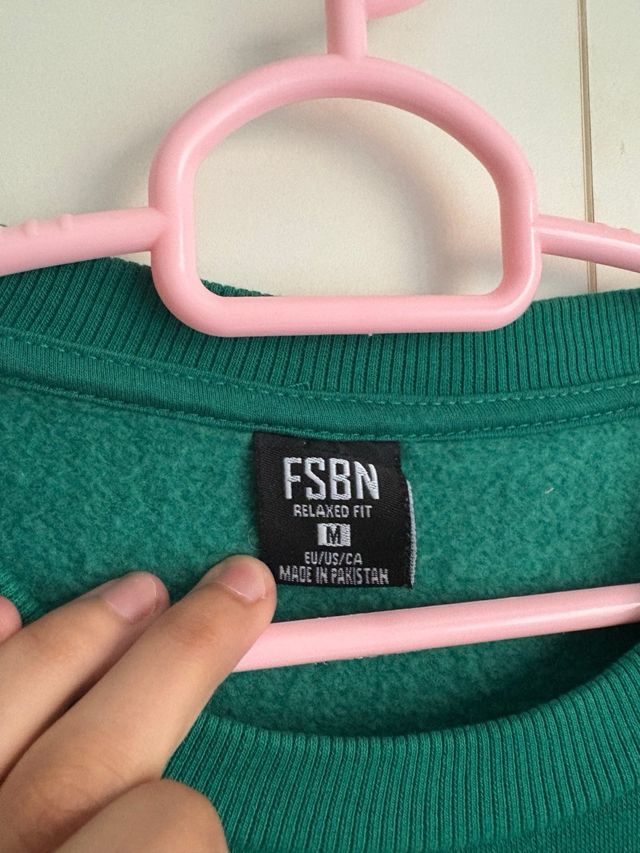 Sudadera Arizona Verde Talla M para hombre