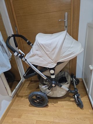 Bugaboo Camaleón arena capota Beys, silla + capazo