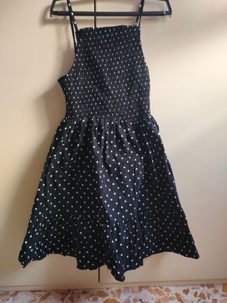 Vestito ASOS a pois nero