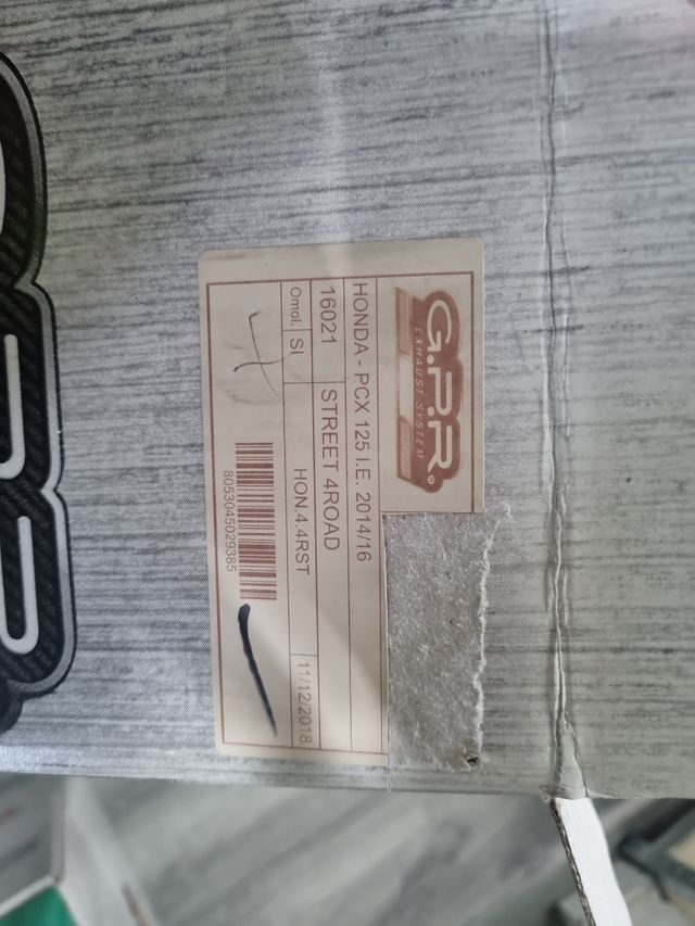 Escape GPR 4Road Honda PCX 125 2014 al 2016