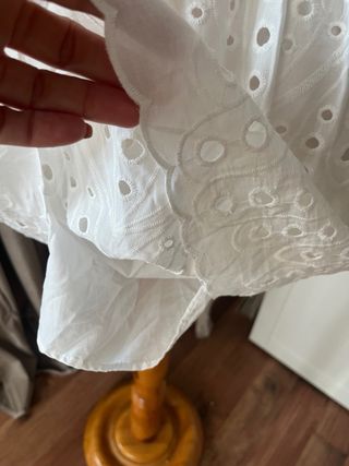 Vestido Zara blanco 