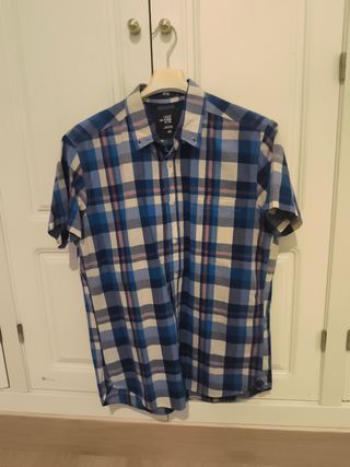 Camisa cuadros H&M - L