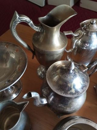 Teteras cafeteras jarras de metal