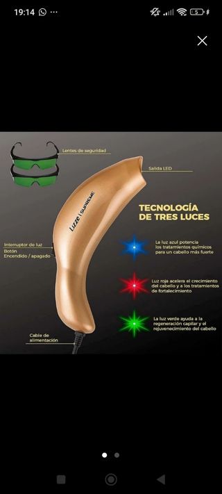 PhontonLizze Supreme - Lámpara de fototerapia