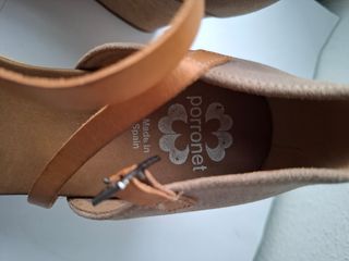 Sandalias cuña Porronet beige