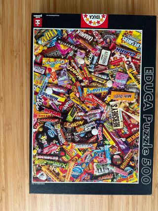 Puzzle Educa 500 piezas - dulces