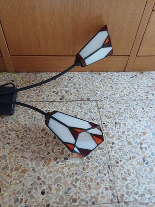 Lampara rústica 4 brazos