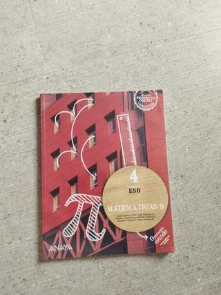 Libros matemáticas 4 eso. Se venden los 3 juntos.