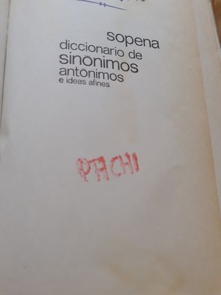 Diccionario de sinónimos antónimos e ideas