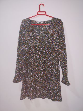 Vestido Zara estampado flores