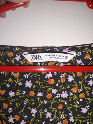Vestido Zara estampado flores