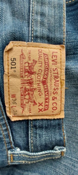 Vaqueros Levis W36 