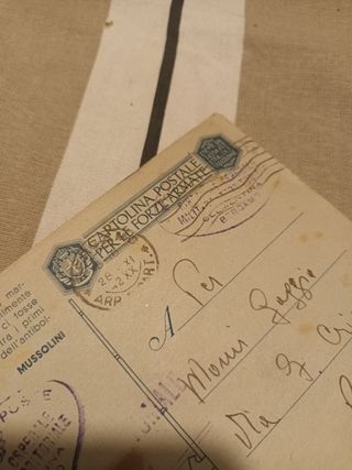 Cartolina postale militare italiana