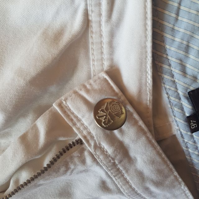 Pantalones blancos Zendra c/cordones