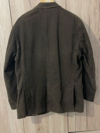 americana marrón hombre