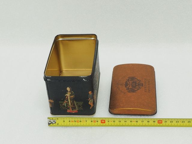 LOTE dos Cajas metálicas vintage Infusiones