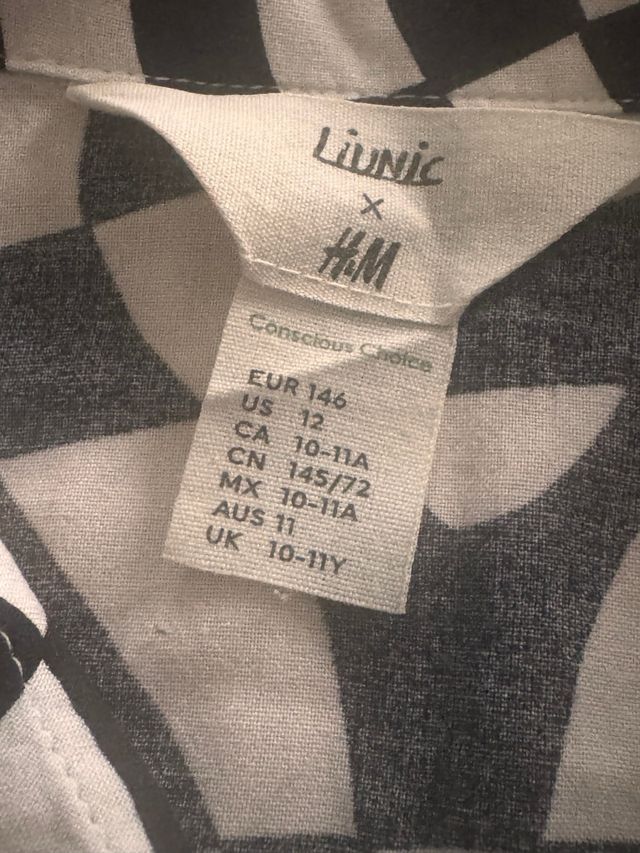 Conjunto Liunic H&M 146cm