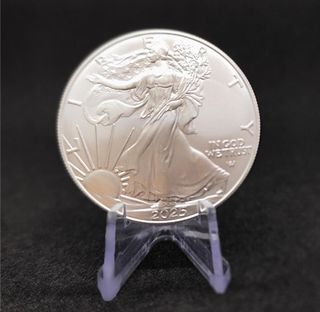 Moneda plata pura 1 oz AMERICAN EAGLE 2025