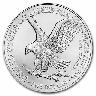 Moneda plata pura 1 oz AMERICAN EAGLE 2025