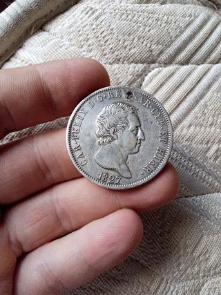 5 Lire 1827 Carlo Felice - Argento