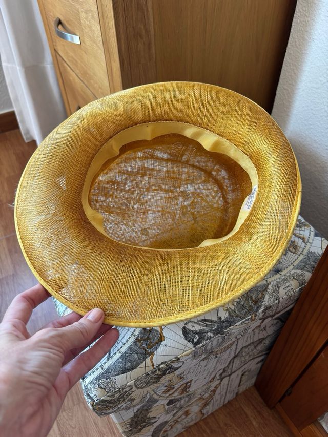 Sombrero Paja Amarillo - Nuevo