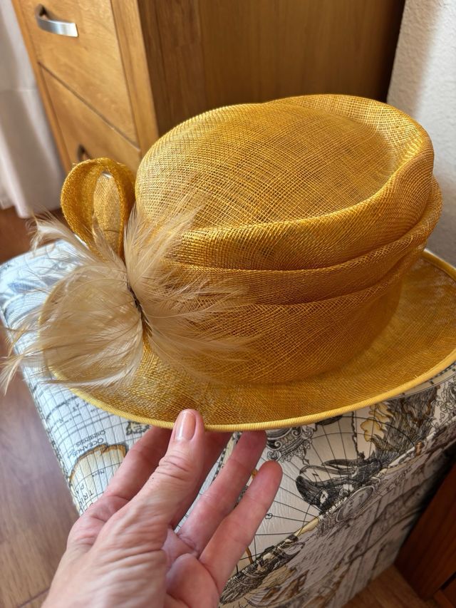 Sombrero Paja Amarillo - Nuevo