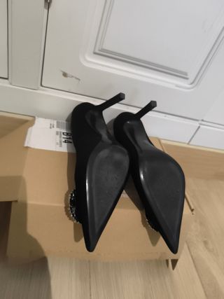 Zapatos negros tacón - fiesta