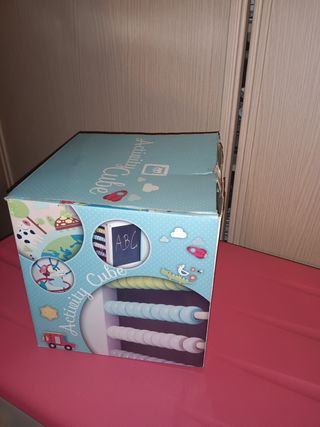 Cubo Actividades Bebé - Madera