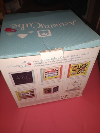 Cubo Actividades Bebé - Madera