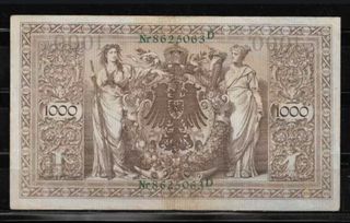 Billete 1000 Reichsmark 1923