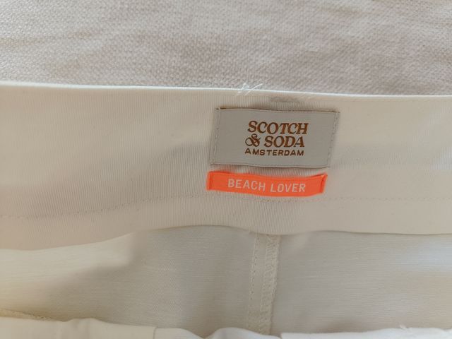 Falda Scotch & Soda blanca talla S