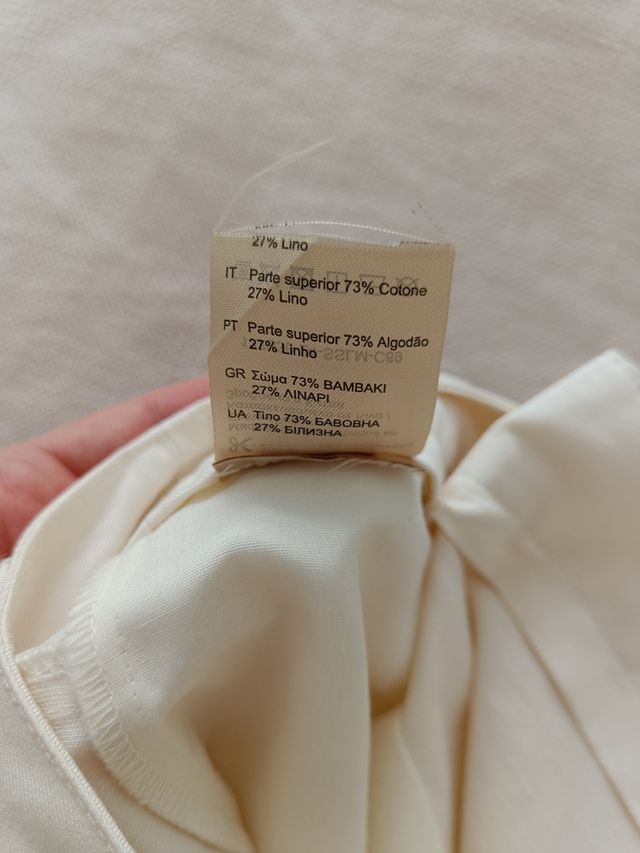 Falda Scotch & Soda blanca talla S