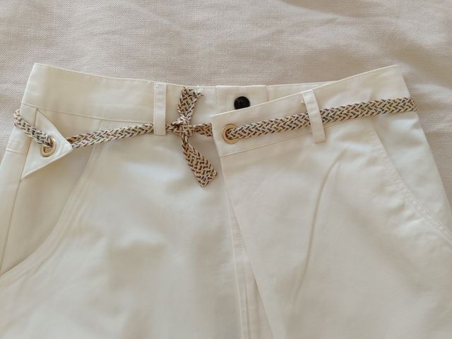 Falda Scotch & Soda blanca talla S