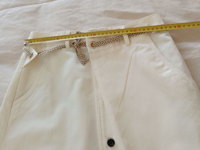 Falda Scotch & Soda blanca talla S