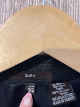 Americana ZARA negra XL (46-56)