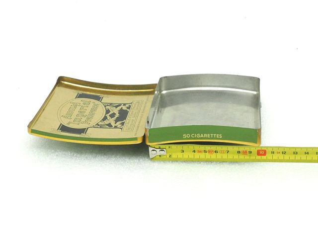 Lote Cajas Metálicas Vintage Tabaco