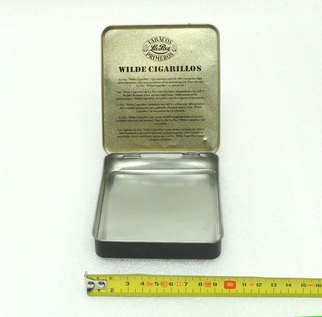 Lote Cajas Metálicas Vintage Tabaco