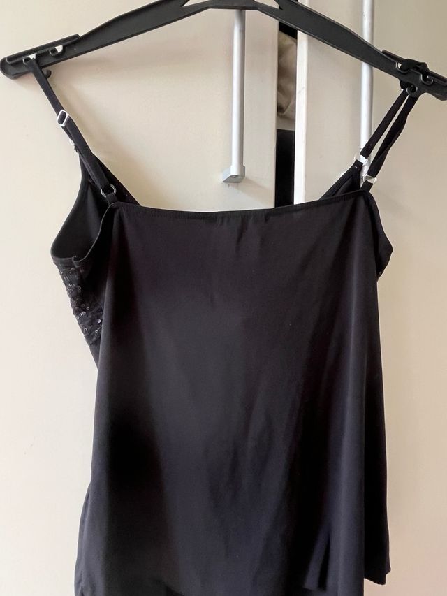 Top nero pizzo - tg S