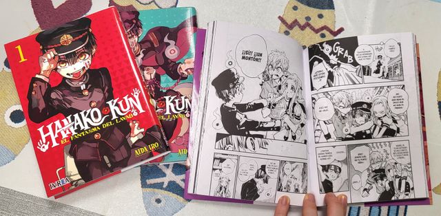 Lote Hanako-kun el Fantasma del lavabo 1-3