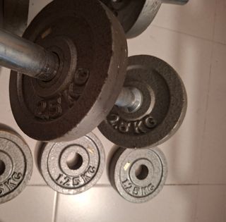 Kit pesas 13,75kg - mancuernas