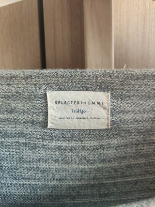 Maglione Uomo Grigio a Righe