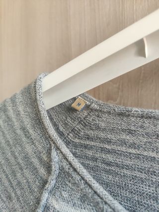 Maglione Uomo Grigio a Righe